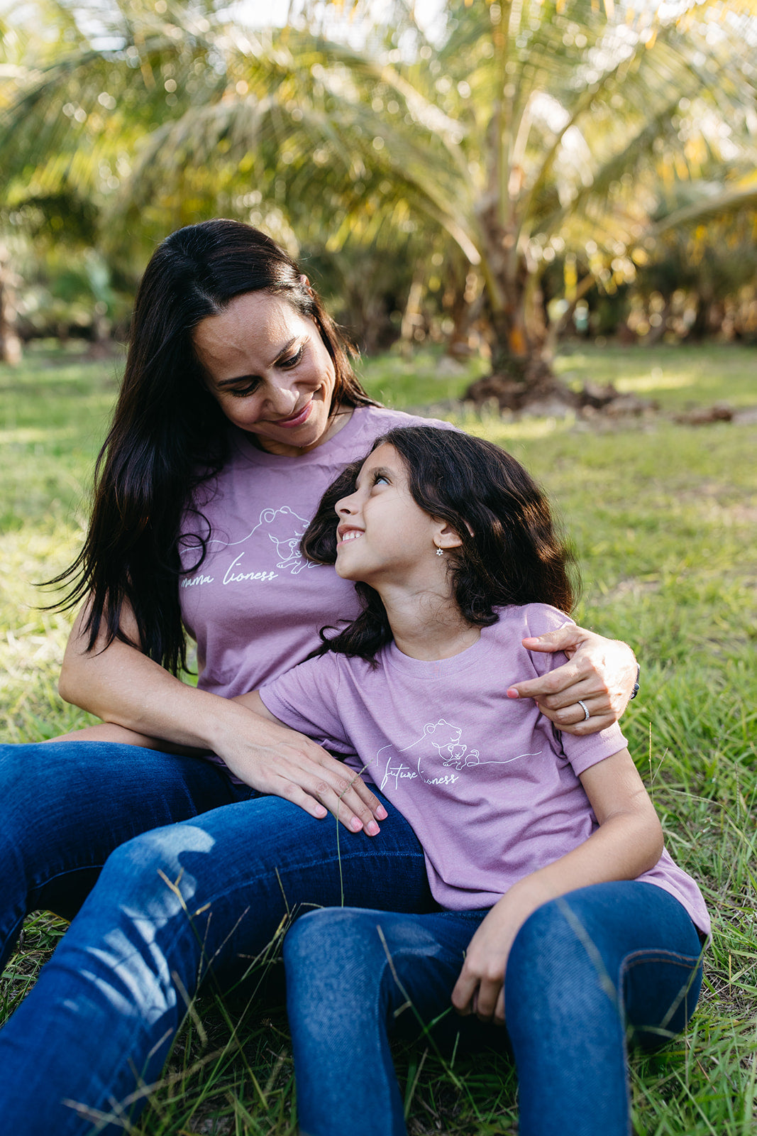 Mama Lioness Crew Neck Tee