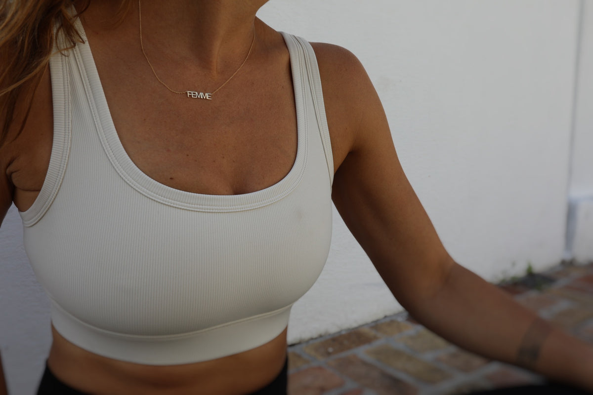 the Ribbed sports bra 2.0