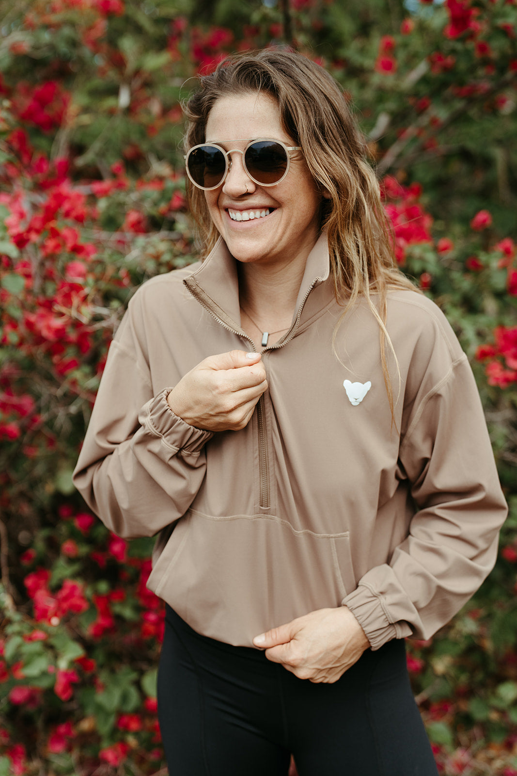 Windbreaker crop clearance jacket