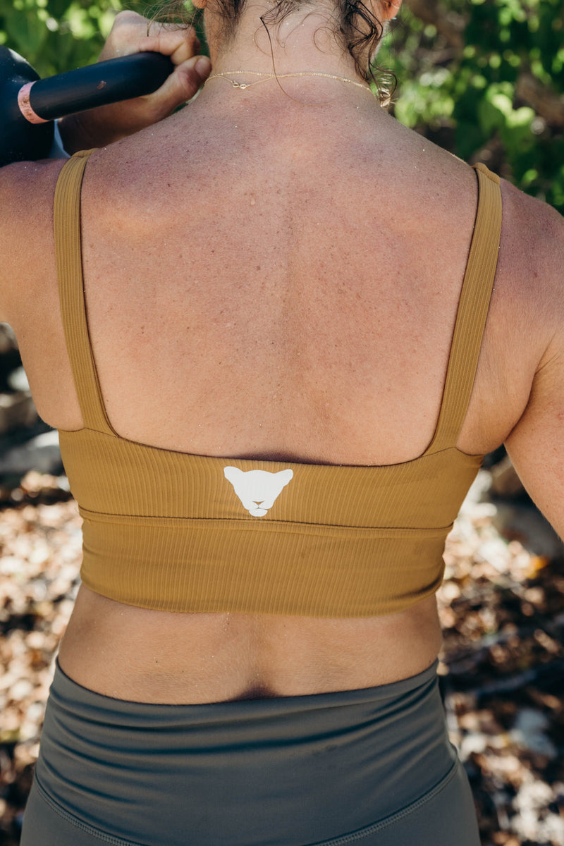 the Lioness ribbed sports bra